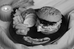 Grilled Cottage Cheese Burger