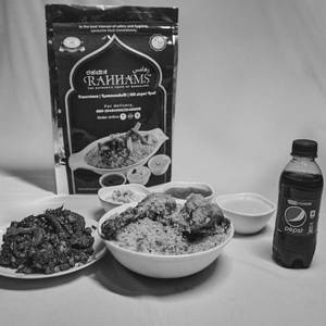 Chicken Biryani + Chicken Pepper Dry + Cool Drinks [200 Ml]