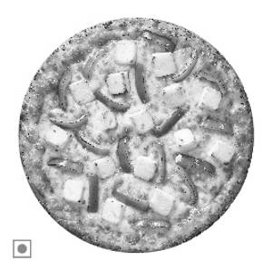 Paneer makhani pizza large
