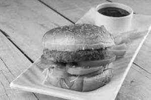 Veg Tikki Cheese Burger