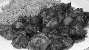 Chilly Chicken 4pcs + Veg Fried Rice 