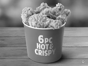 6 pc Hot & Crispy Chicken