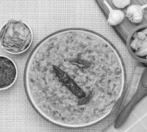 Dal Khichdi With Papad 