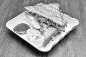 Boiled Egg Cheese Sandwich