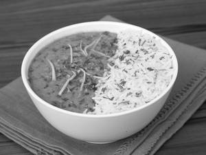 Dal Half + Plain Rice Half Combo
