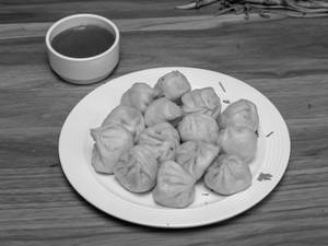 Veg Fried Momos Full