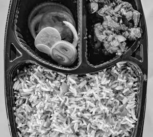 Veg Fried Rice + Chilli Chicken