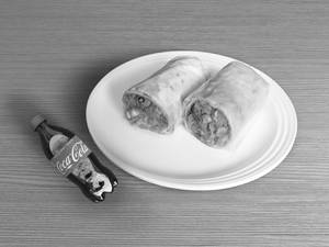 Mughlai Chicken Roll + Coke 250 Ml Pet Bottle