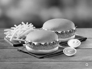 2 X Veg Krispers Burger Meal