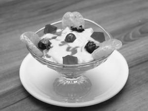 Fruit Salad with custerd