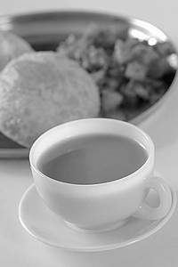 Poori Sabji With Ginger Tea                                  