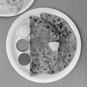 Alooo Payaaj Paratha [ 2 Piece] + Dahi + Kechap + Achar