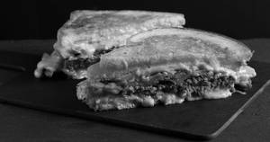 Pork Patty Melt Sandwich
