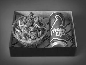 Honey Chilli Potato With Coke Can