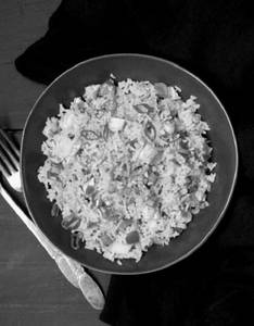 Egg Burnt Garlic Fried Rice