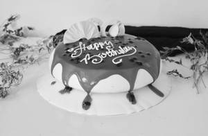 Eggless Bluebarry  Fruit Classic Cake