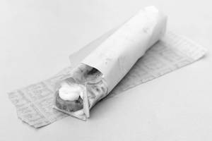 Afghani chaap roll
