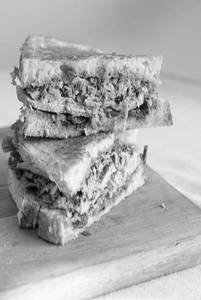 Chicken Paprika Mortadella Sandwich