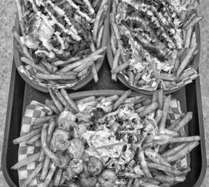 Chipotle chicken Cheezy Burst Fries