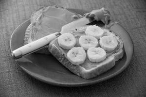 Peanut  Butter & Banana Sandwich