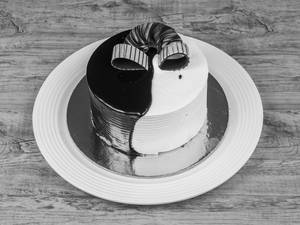 Choco Vanilla Cake (half kg )