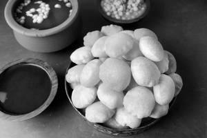 Pani Puri(only With Ragda ) -40 Puri Set