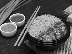 Baby Corn With Garlic Fried Rice