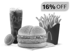 McSaver McAloo Tikki Burger Meal
