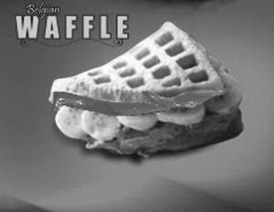 Banana Caramel Waffle