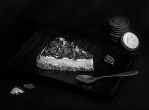 Oreo Cheesecake Slice