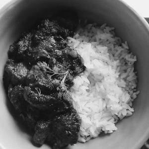 Black Sesame Mushroom Curry with Rice