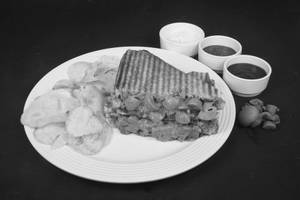 Mushroom Cheese Grill Sandwich