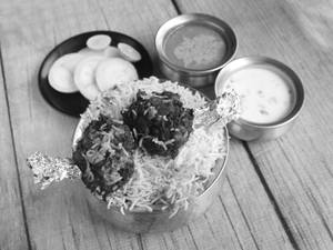 Chicken Lollipop Biryani (3pc)