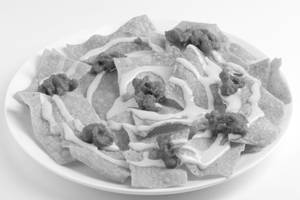 P-67 Nachos With Refried Beans