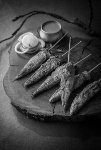 Desi Masala Chicken Satay [6 Pieces]