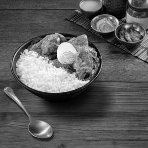 Andhra Chicken Curry Rice Bowl