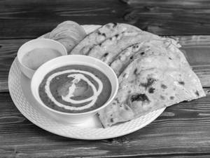 Dal Makhni + 4 Butter Roti