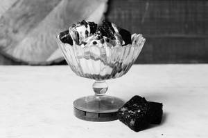 Brownie Gelato Sundae