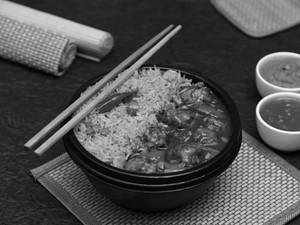 Schezwan Veg With Fried Rice