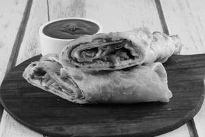 Double Egg Double Aloo Roll