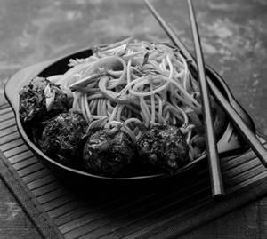Chicken Manchurian Noodles