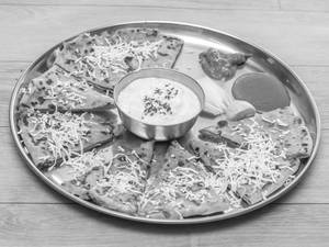 Paneer Paratha and Dahi