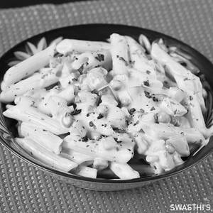 Penne Alfredo Pasta - White Sauce Kk3