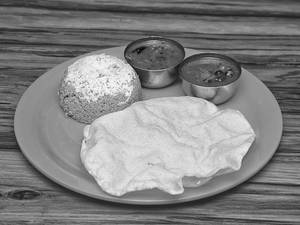 Wheat Puttu Curry