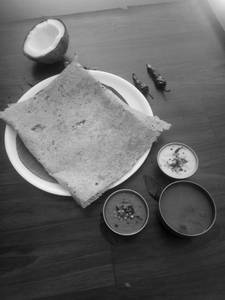 Rava Dosa & Sambar