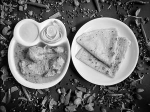 Chicken Kali Mirch 2pc + 2 Rumali Roti