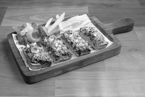 Open Chicken & Spinach Sandwich