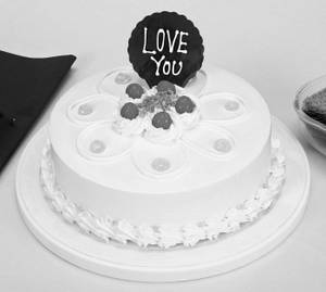 Butterscotch Fresh Cream Eggless Cake ( 450 Gram )