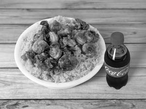 Prawns Biryani + Coke 250 Ml Pet Bottle