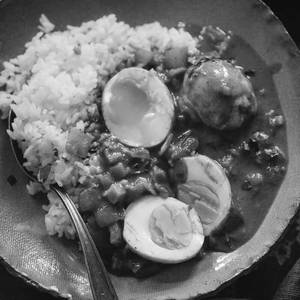 Egg Curry Rice